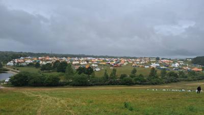 Billede af teltcamp i Hedeland